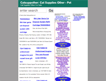 Tablet Screenshot of catsuppother.com